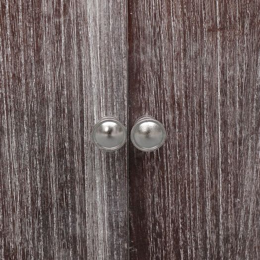 Bathroom Cabinet White and Brown 46x24x116 cm Paulownia Wood