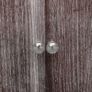 Bathroom Cabinet White and Brown 46x24x116 cm Paulownia Wood Image 2