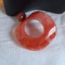 Large Coral Statement Earrings Image 4
