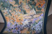 Constantina Roma scarf garden landscape design 33 inches x 33 inches in excellent condition with no issues FREE STANDARD POSTAGE INCLUDED
