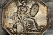 France Silver 1837 Insurance Token Coin Scarce