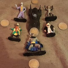vintage collectable bat man set