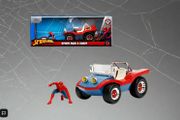 Marvel Spiderman Figure and Buggy 1:24 Scale Die Cast Figure