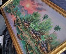 2 framed paintings