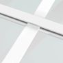 Interior Door 76x201.5 cm White ESG Glass and Aluminium Image 5
