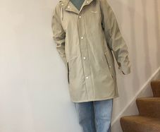 Tretorn wings waterproof raincoat in sand colour