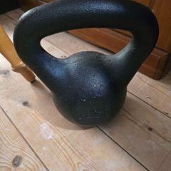 Solid Cast Iron 24kg Kettlebell Heavy Gym Weight