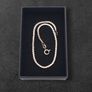 Vintage Italian 925 Sterling Silver Flat Curb Bracelet Image 2