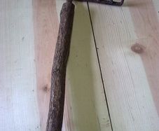 Old Irish blacksmith made thatcher's rake