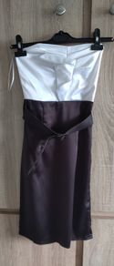 new dress satin look size Xs with belt