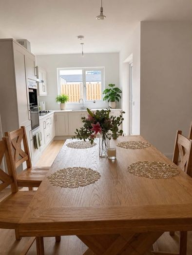 Dining table and chairs