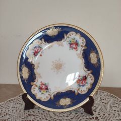 Antique cabinet plate Crown Staffordshire 1906