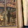 painting This is a striking dramatic artwork depicting a stage performance or lecture scene inside a classic, ornate theatre or opera house. Image 2