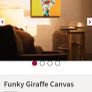 Funky Giraffe Canvas, picture Image 2
