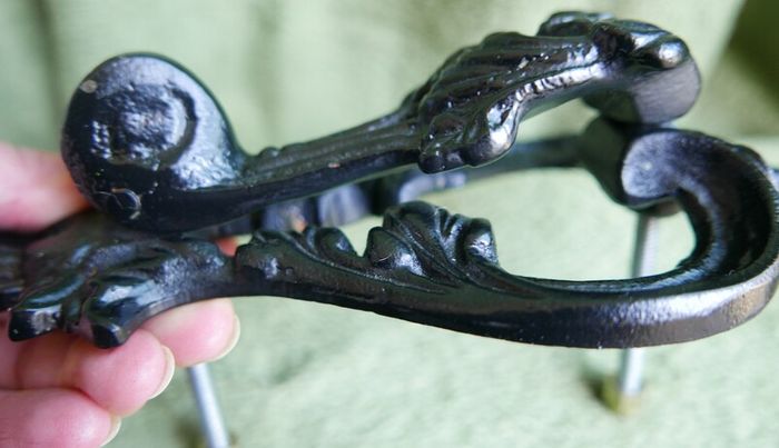 Antique  Large Regency Cast Iron Door Knocker Antique