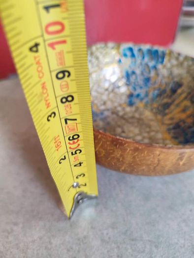 Thai Coconut Shell shell available - Farang Colour Name: Dark Blue and Gold