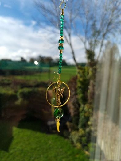 ArchAngel Raphael Suncatcher Hand Crafted Freepost