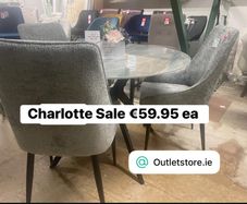 New dining chairs almost half price