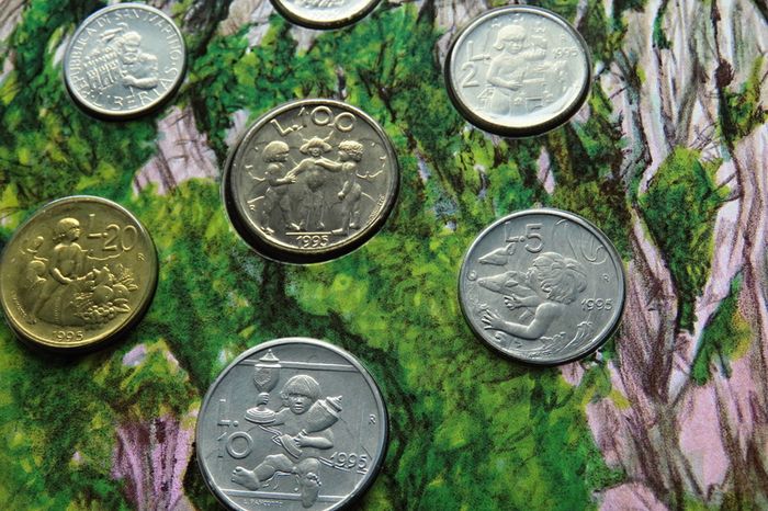 San Marino vintage original coins set