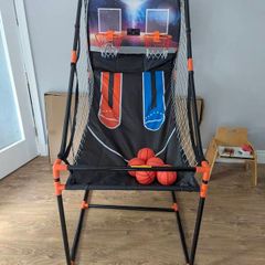 Double Shot Basketball Electronic Arcade Game with Timer