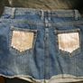 Denim mini skirt size S Image 2