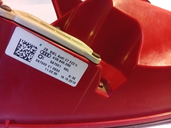 4G8945095 Audi A7 4G C7 Genuine LED Rear Light Taillight Left