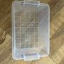 clear plastic storage box Image 2