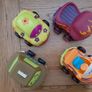 B.toys, 4 pull back soft safe rubber bright colour cars for toddlers. I can post Image 3