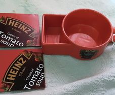 HEINZE soup bowl/cup and coasters