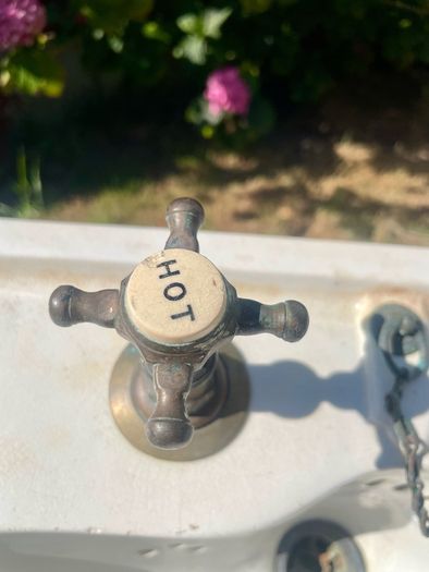 Original Antique Victorian Shanks Toilet Sink Basin