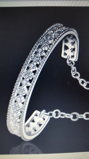 Sterling Silver Cuff Bangle