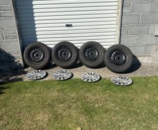 VW steel wheels