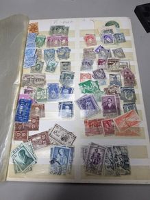 Old Unchecked Irish Stamp Collection Album