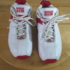 Vintage Converse All Star Icon HELX Basketball Shoes White Red Euro 40 UK \ Ire 6
