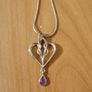 Italian silver necklace. Image 2