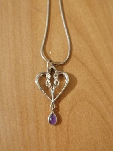 Italian silver necklace.