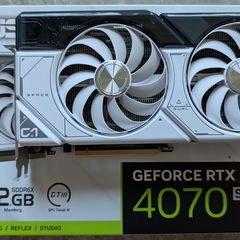 Asus Dual RTX4070 Super 12GB White Graphics Card