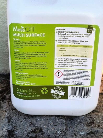Moss Remover and Jeyes fluid