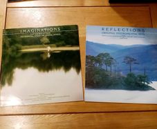 REFLECTIONS. IMAGINATIONS. instrumentals, original artists, compilation albums. 1982, 1983 Irish Pressings. Vinyl Record Album. Various artists.