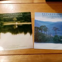 REFLECTIONS. IMAGINATIONS. instrumentals, original artists, compilation albums. 1982, 1983 Irish Pressings. Vinyl Record Album. Various artists.