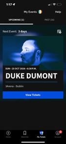 Duke dumont Ticket