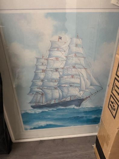 Boat painting