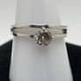 925 Silver Solitaire CZ Ring Image 4