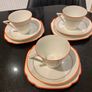 Art deco style cups saucers and plates Image 2