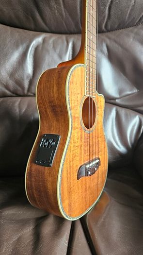 Oscar Schmidt OU6LCE Ukulele with case