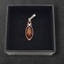 925 Sterling Silver & Natural Baltic Amber Pendant Image 2