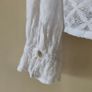 Sezane Gabbie lace blouse in ivory Image 3