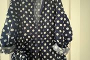 Polka Dot Parka Jacket in the pocket