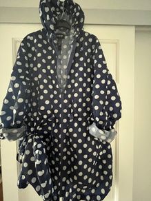 Polka Dot Parka Jacket in the pocket