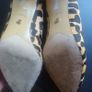 Dune Warm, Golden-Brown Court Heels-Size 5 Image 3